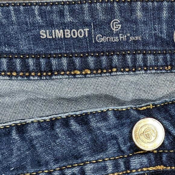 Lane‎ Bryant Bootcut Jeans Women Size 26 Slim Genius Fit Inseam 26.5" Raw Hem - Picture 6 of 12